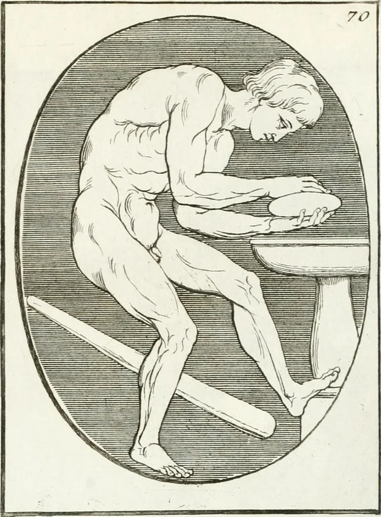 An illustration from Monumenti antichi inediti, 1767, leaf 196