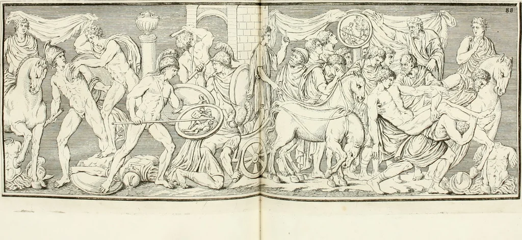 An illustration from Monumenti antichi inediti, 1767, leaf 215