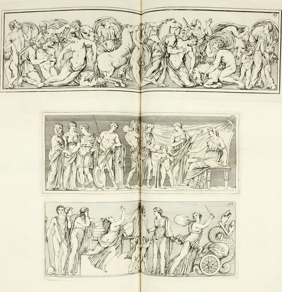 An illustration from Monumenti antichi inediti, 1767, leaf 217