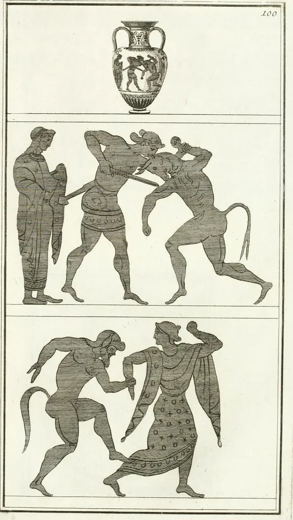An illustration from Monumenti antichi inediti, 1767, leaf 228