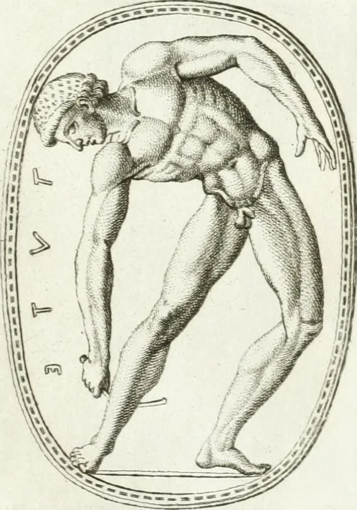 An illustration from Monumenti antichi inediti, 1767, leaf 234
