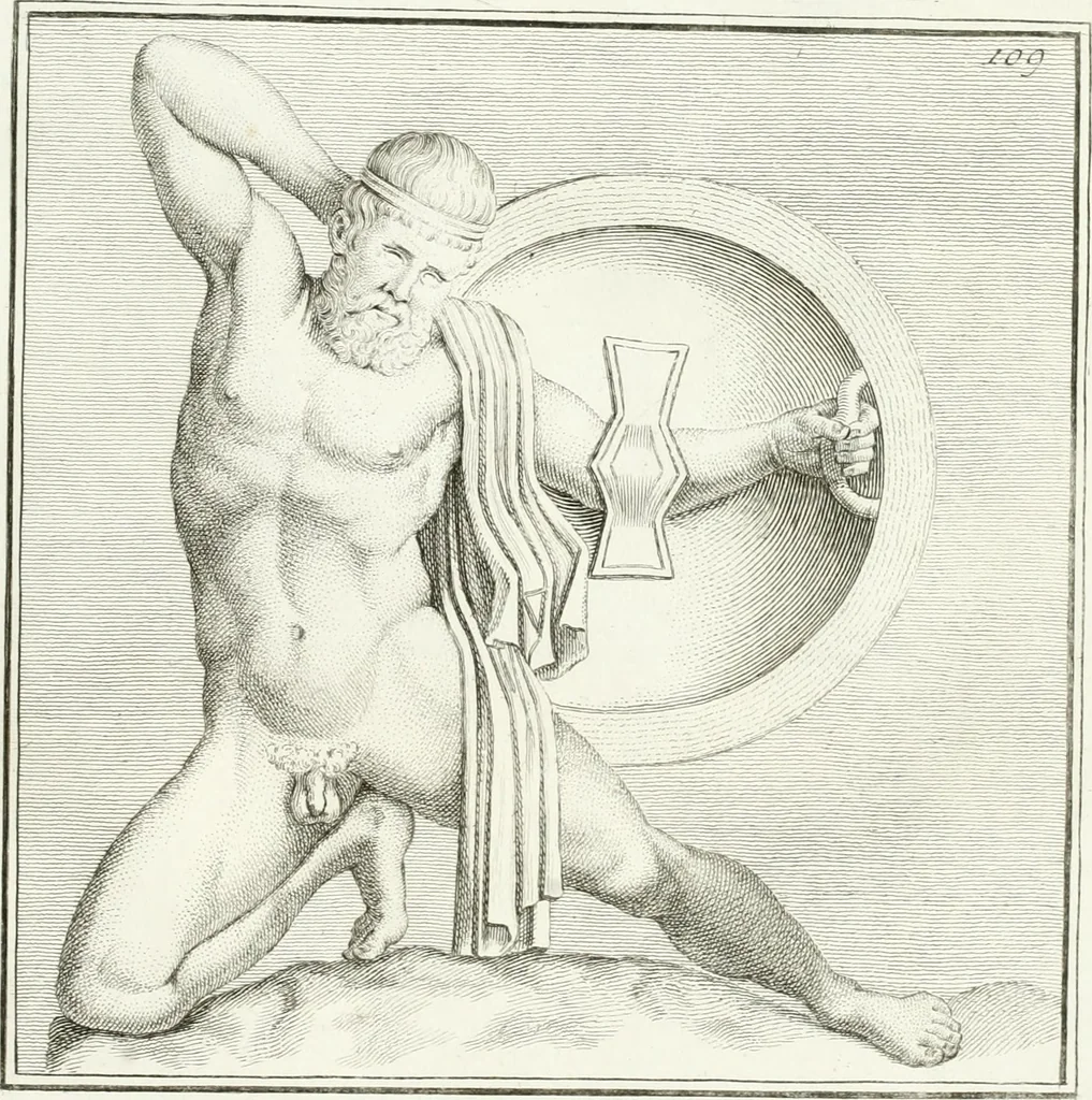 An illustration from Monumenti antichi inediti, 1767, leaf 236