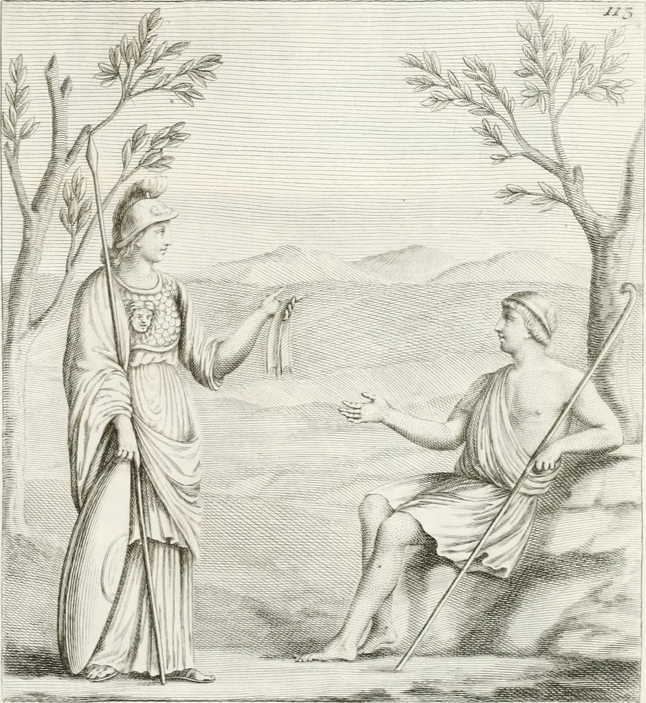 An illustration from Monumenti antichi inediti, 1767, leaf 242