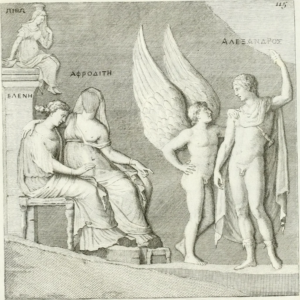 An illustration from Monumenti antichi inediti, 1767, leaf 244