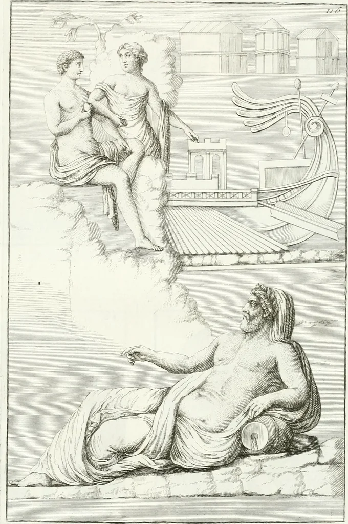 An illustration from Monumenti antichi inediti, 1767, leaf 246
