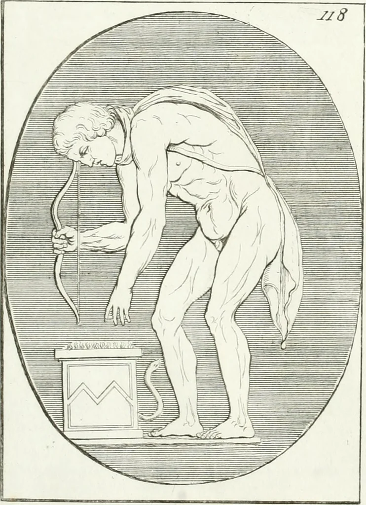 An illustration from Monumenti antichi inediti, 1767, leaf 248
