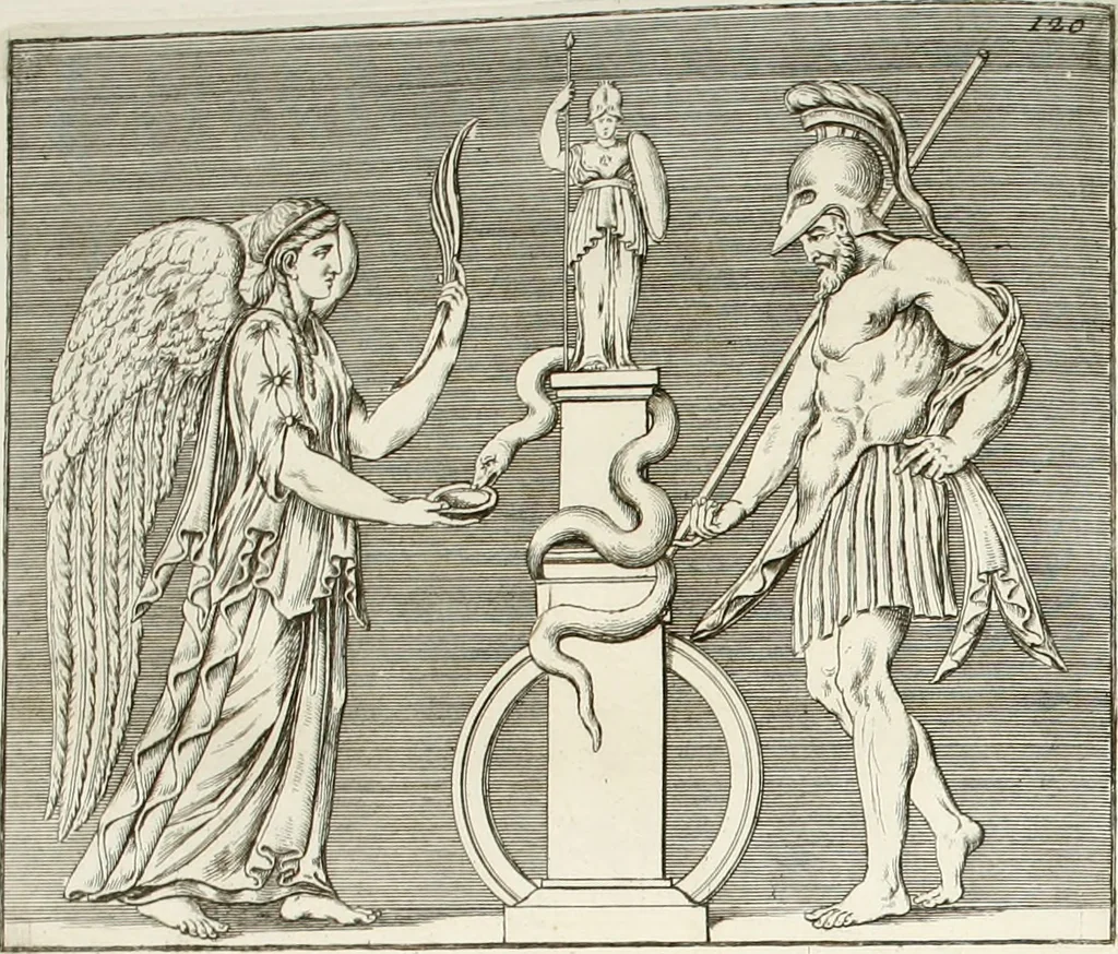 An illustration from Monumenti antichi inediti, 1767, leaf 251