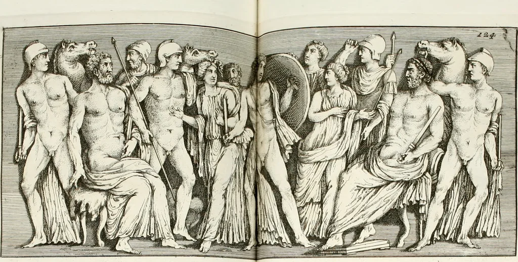 An illustration from Monumenti antichi inediti, 1767, leaf 253