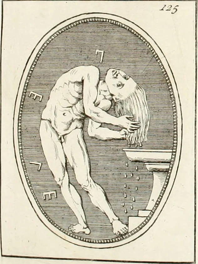 An illustration from Monumenti antichi inediti, 1767, leaf 253