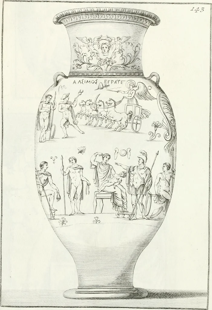 An illustration from Monumenti antichi inediti, 1767, leaf 270