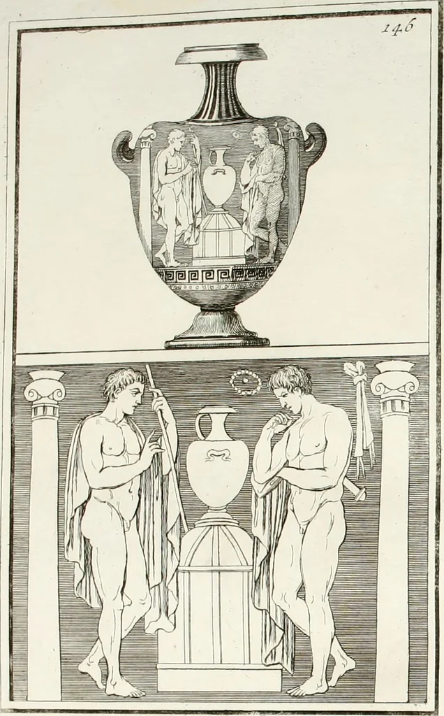 An illustration from Monumenti antichi inediti, 1767, leaf 275