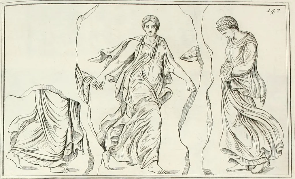 An illustration from Monumenti antichi inediti, 1767, leaf 275