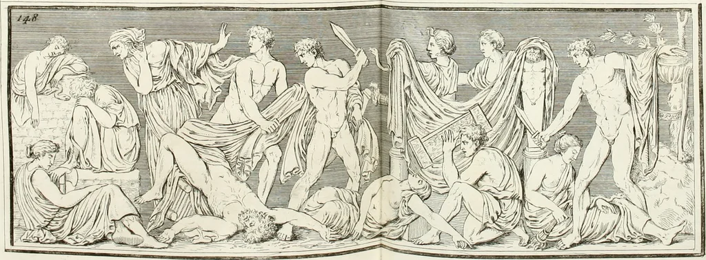An illustration from Monumenti antichi inediti, 1767, leaf 275