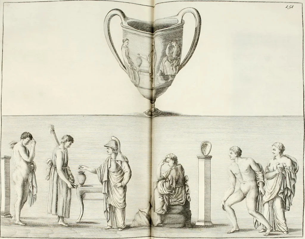 An illustration from Monumenti antichi inediti, 1767, leaf 279