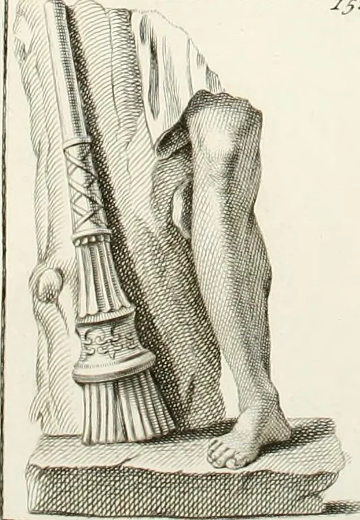 An illustration from Monumenti antichi inediti, 1767, leaf 279