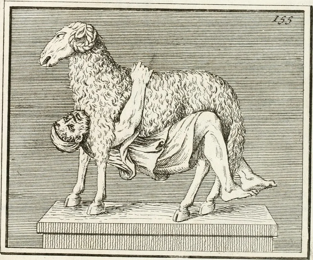 An illustration from Monumenti antichi inediti, 1767, leaf 280