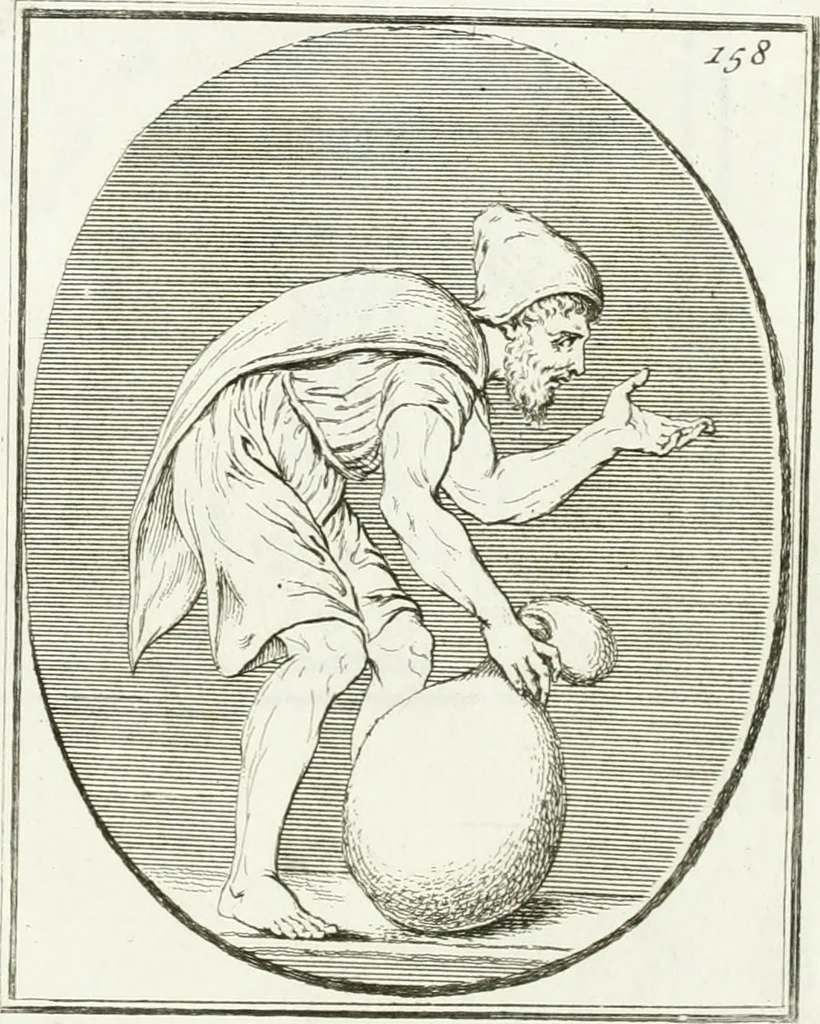 An illustration from Monumenti antichi inediti, 1767, leaf 284