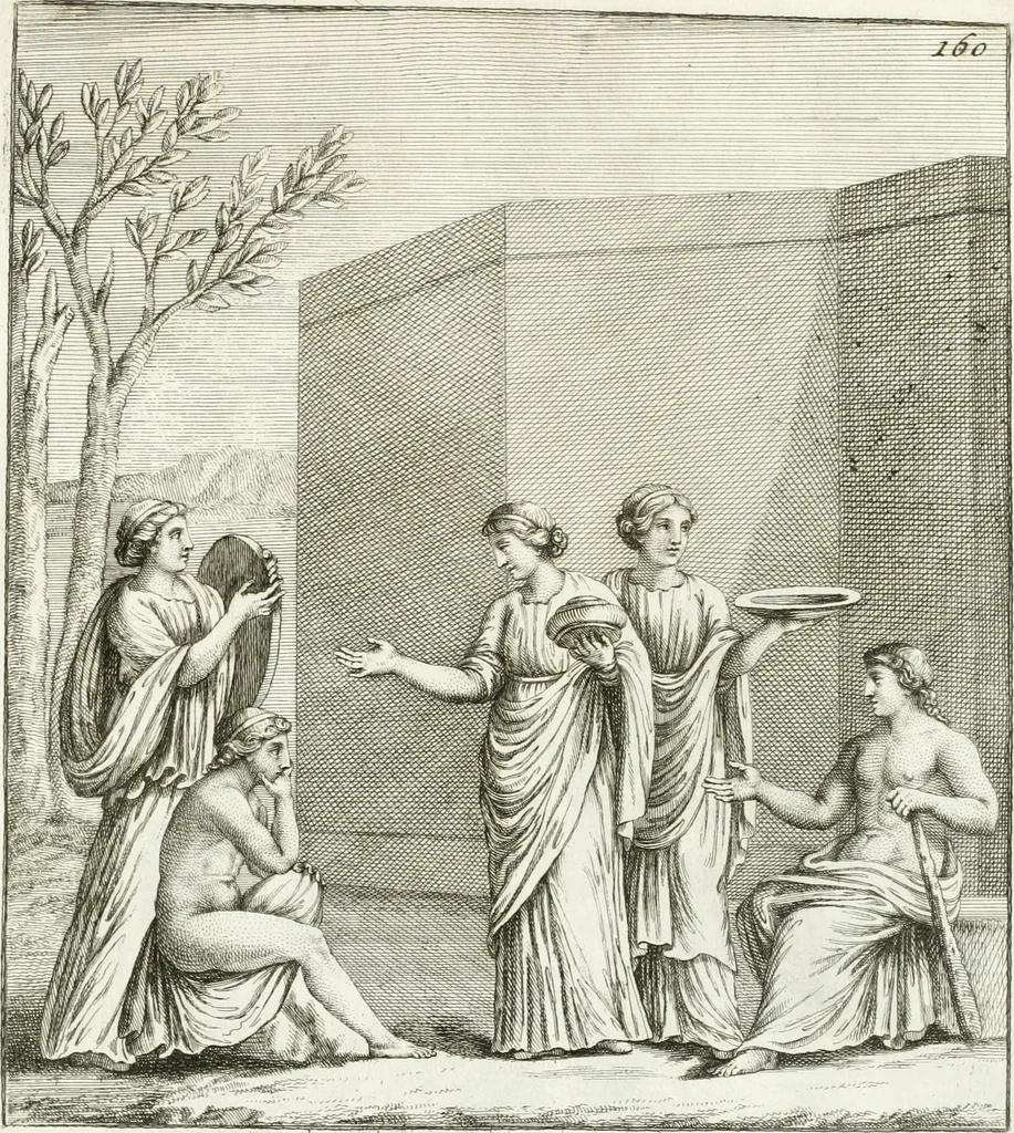 An illustration from Monumenti antichi inediti, 1767, leaf 288