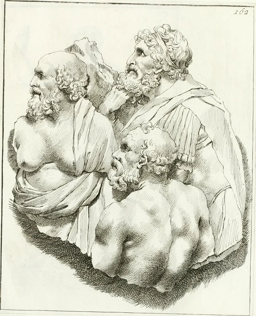 An illustration from Monumenti antichi inediti, 1767, leaf 290