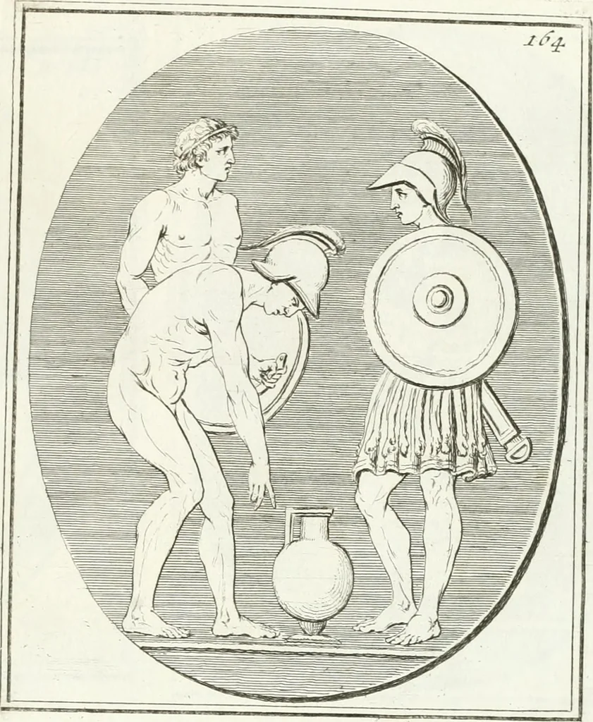 An illustration from Monumenti antichi inediti, 1767, leaf 294
