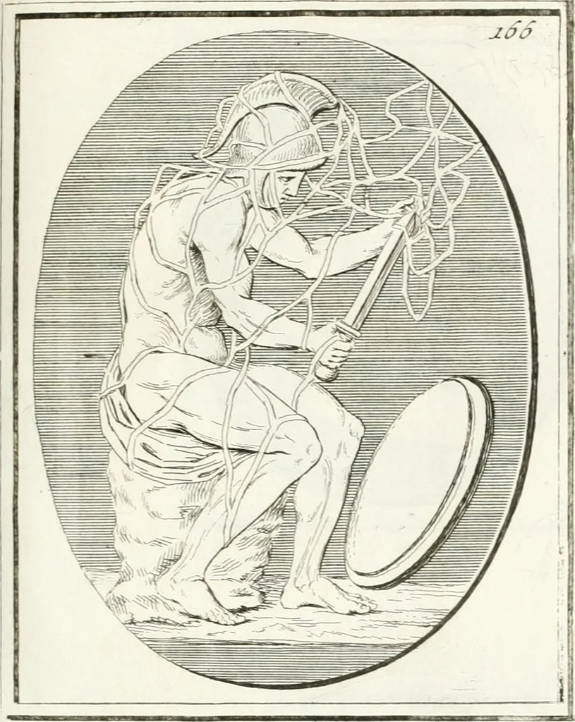 An illustration from Monumenti antichi inediti, 1767, leaf 296