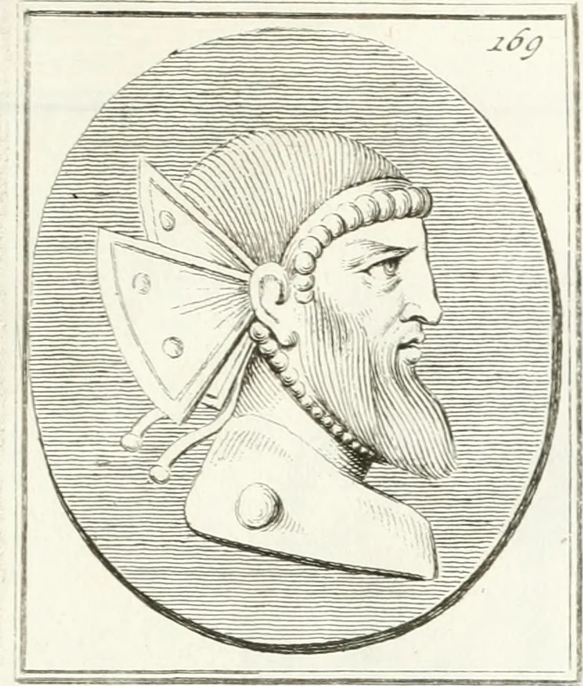 An illustration from Monumenti antichi inediti, 1767, leaf 298