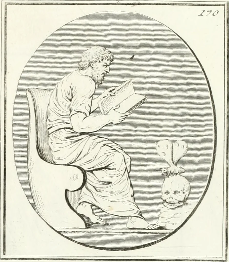 An illustration from Monumenti antichi inediti, 1767, leaf 298