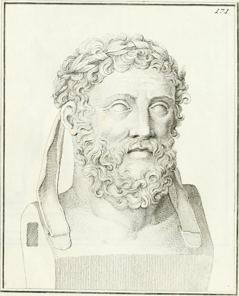 An illustration from Monumenti antichi inediti, 1767, leaf 298