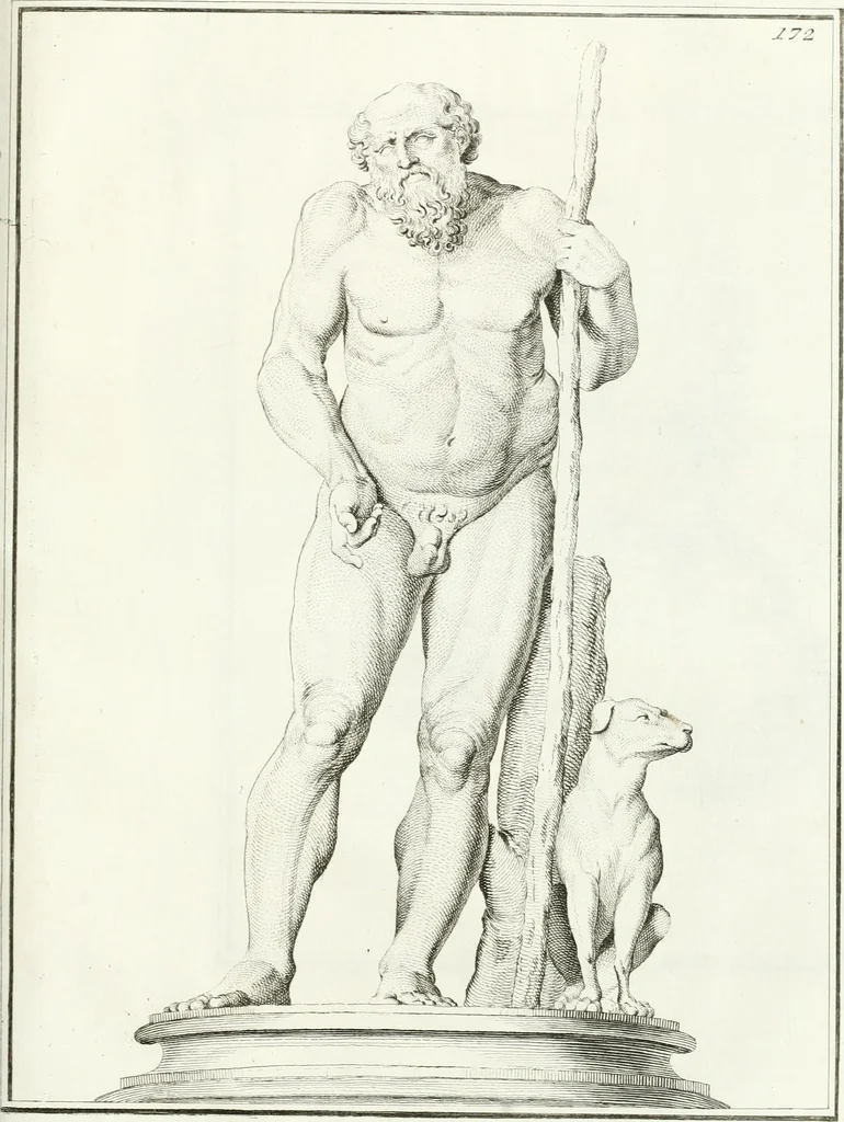 An illustration from Monumenti antichi inediti, 1767, leaf 300