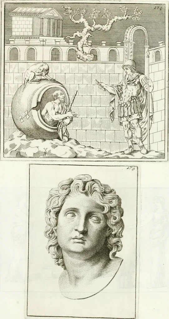 An illustration from Monumenti antichi inediti, 1767, leaf 304