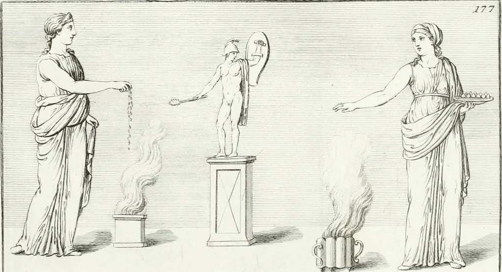 An illustration from Monumenti antichi inediti, 1767, leaf 306
