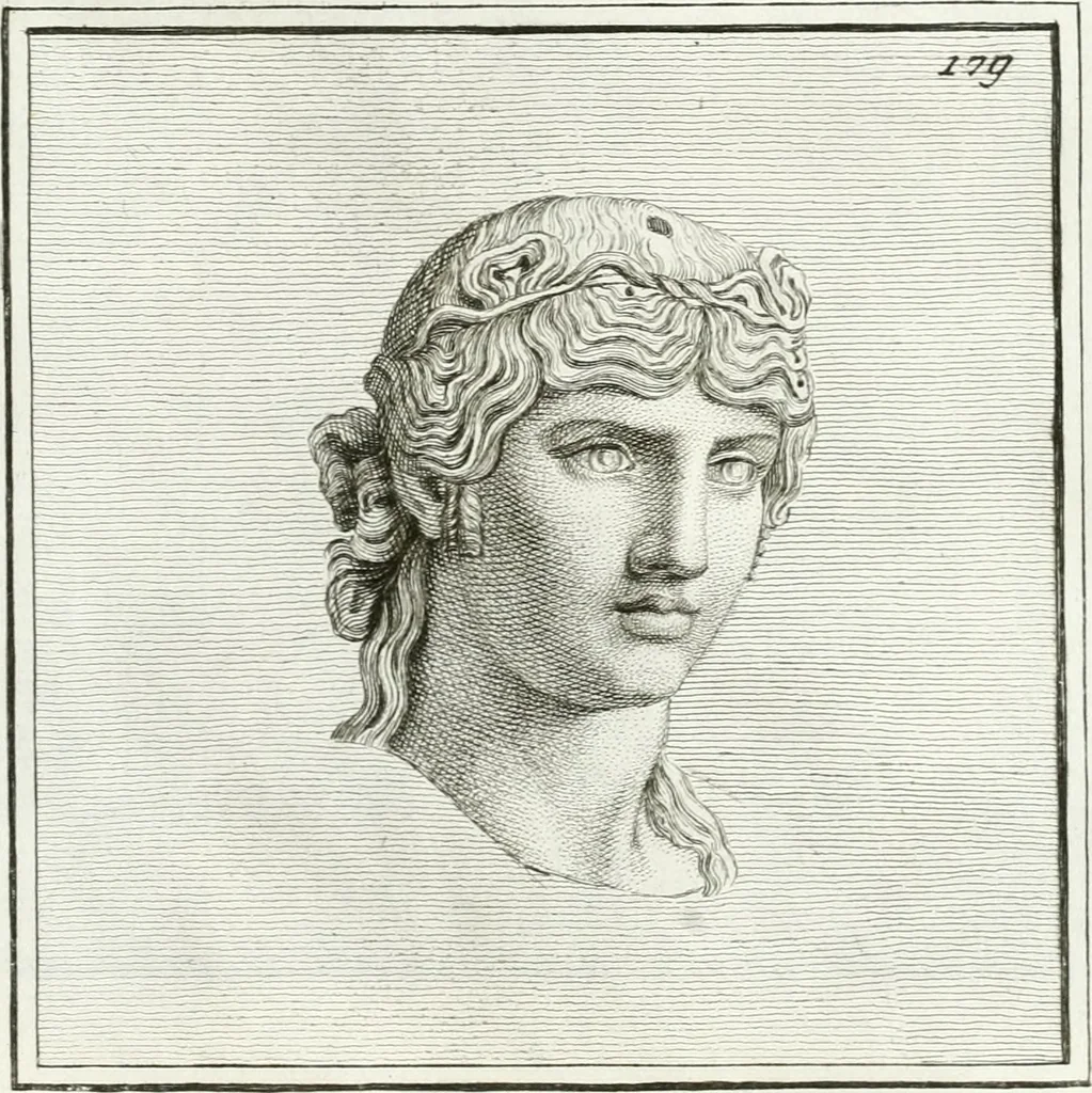 An illustration from Monumenti antichi inediti, 1767, leaf 308