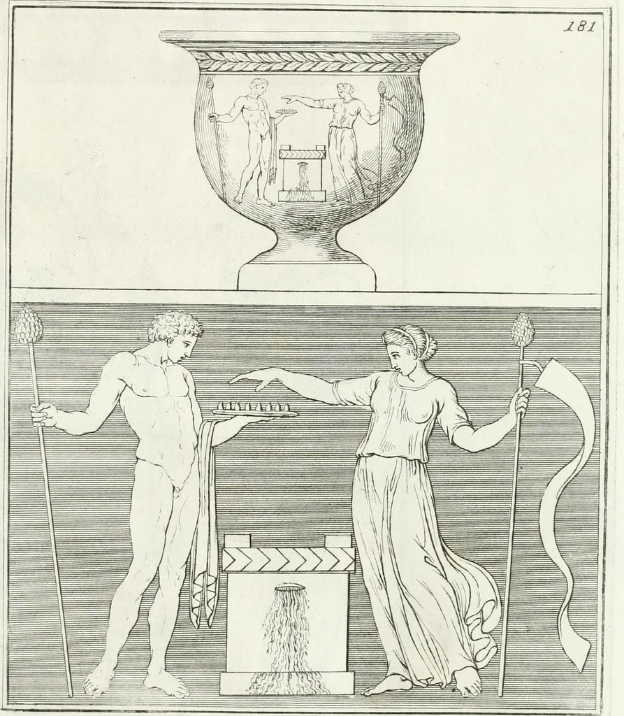 An illustration from Monumenti antichi inediti, 1767, leaf 312