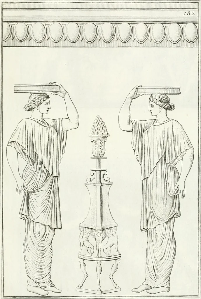 An illustration from Monumenti antichi inediti, 1767, leaf 314