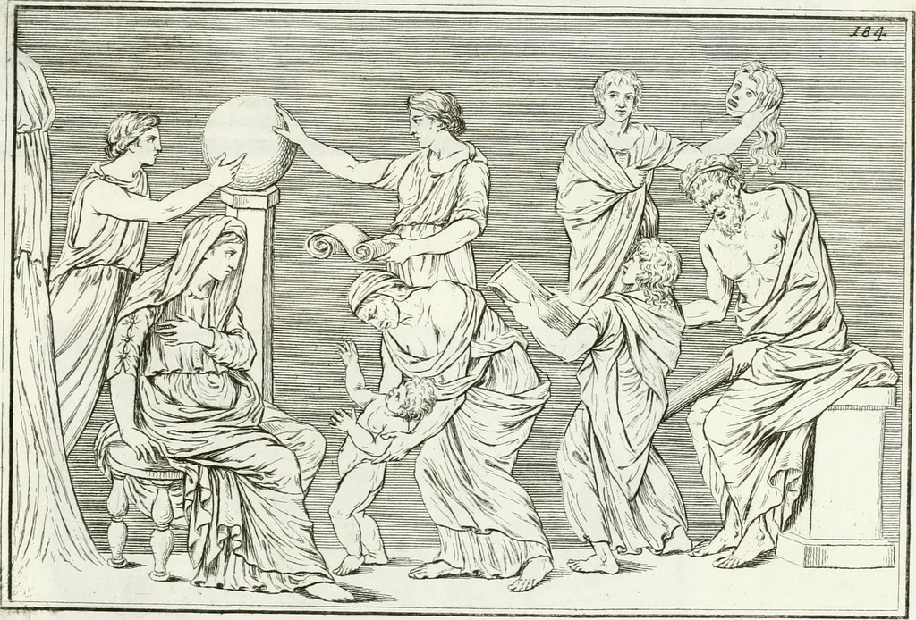 An illustration from Monumenti antichi inediti, 1767, leaf 316