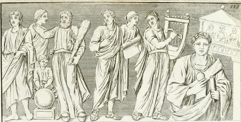 An illustration from Monumenti antichi inediti, 1767, leaf 322