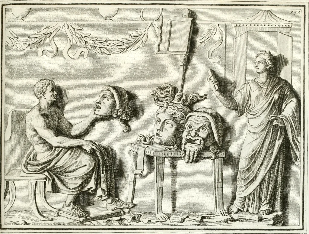 An illustration from Monumenti antichi inediti, 1767, leaf 324