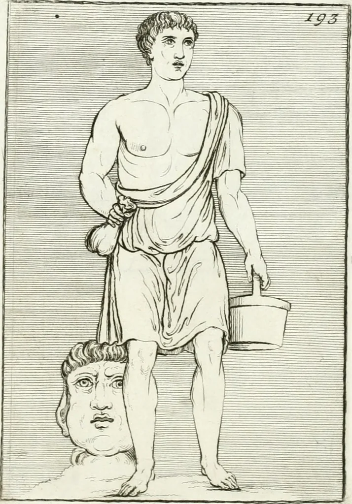 An illustration from Monumenti antichi inediti, 1767, leaf 324