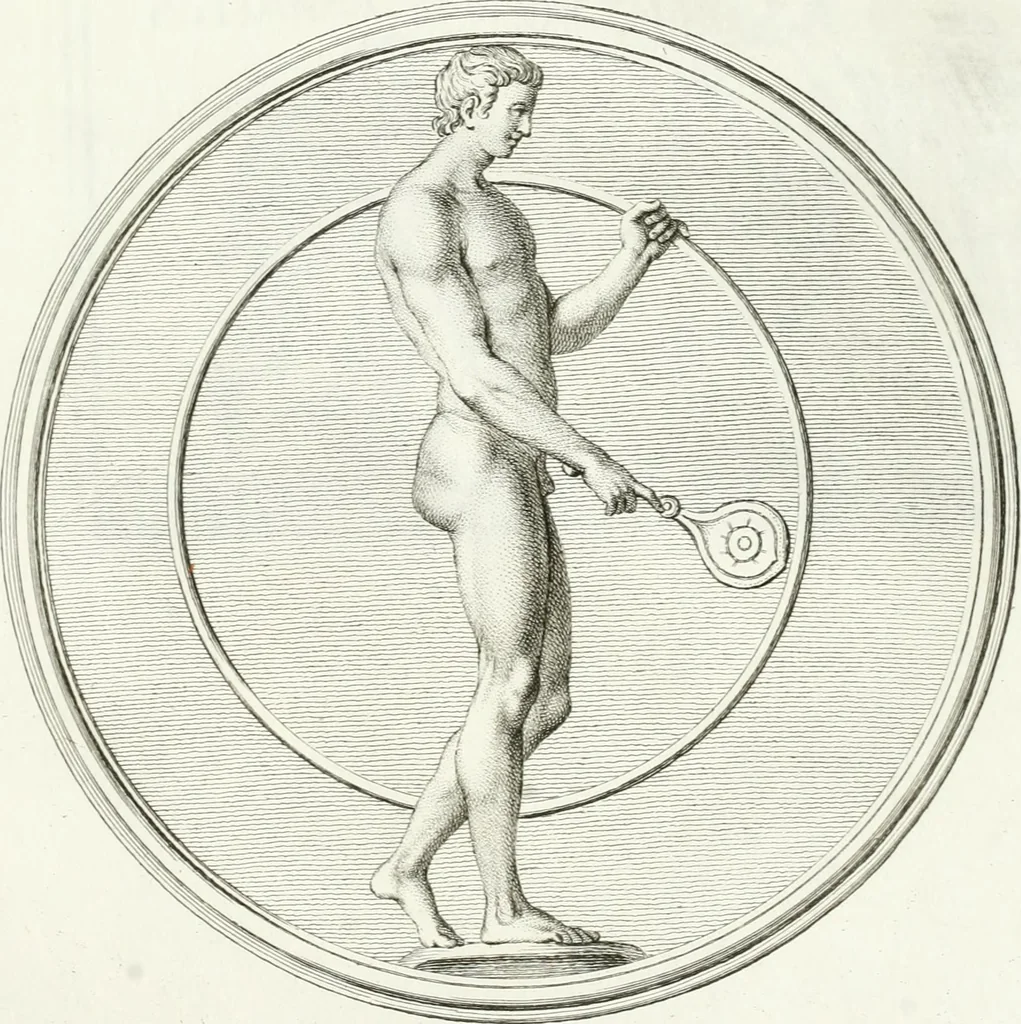 An illustration from Monumenti antichi inediti, 1767, leaf 328