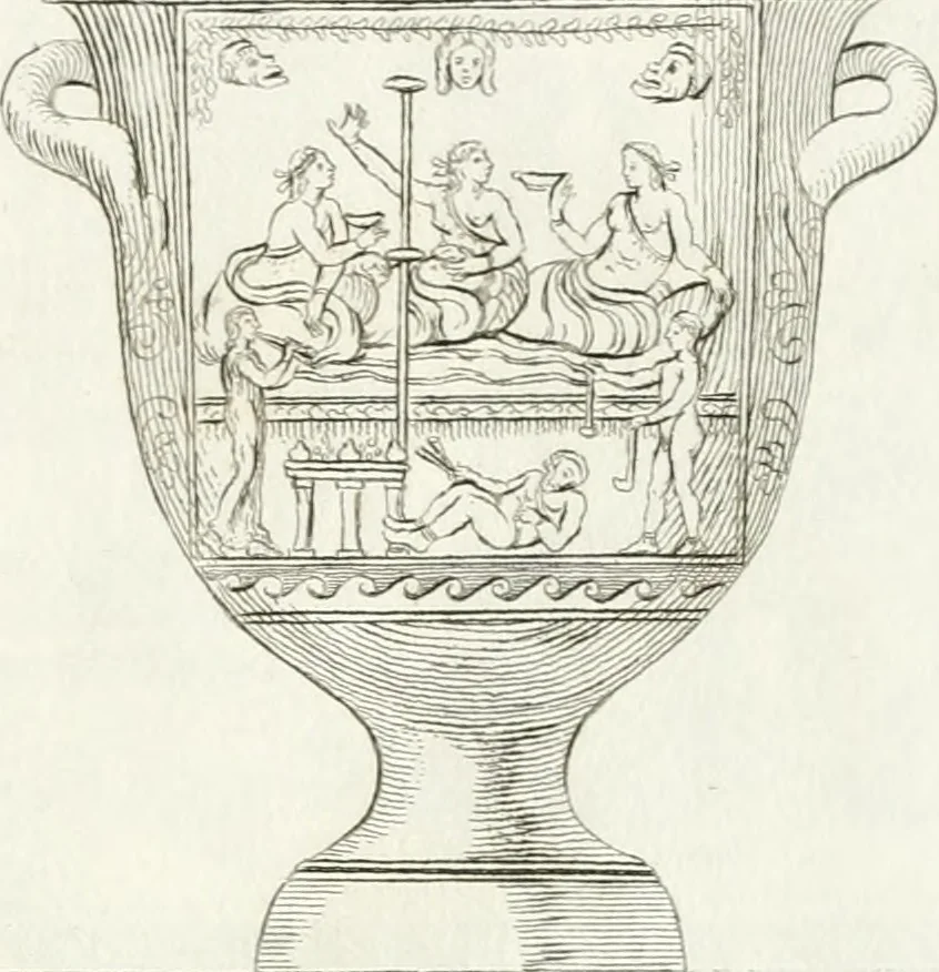 An illustration from Monumenti antichi inediti, 1767, leaf 336