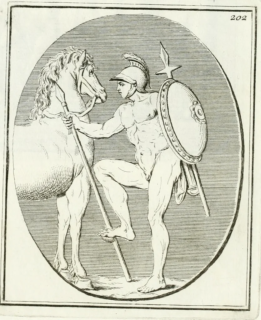 An illustration from Monumenti antichi inediti, 1767, leaf 338