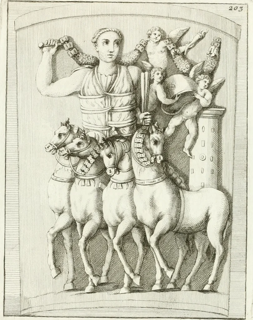 An illustration from Monumenti antichi inediti, 1767, leaf 340