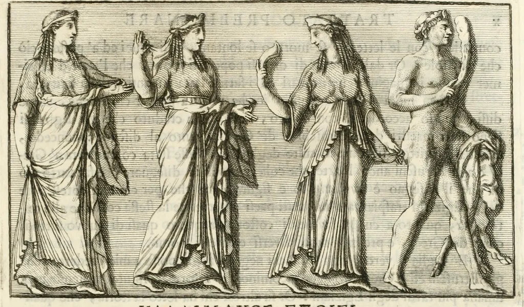 An illustration from Monumenti antichi inediti, 1767, leaf 38