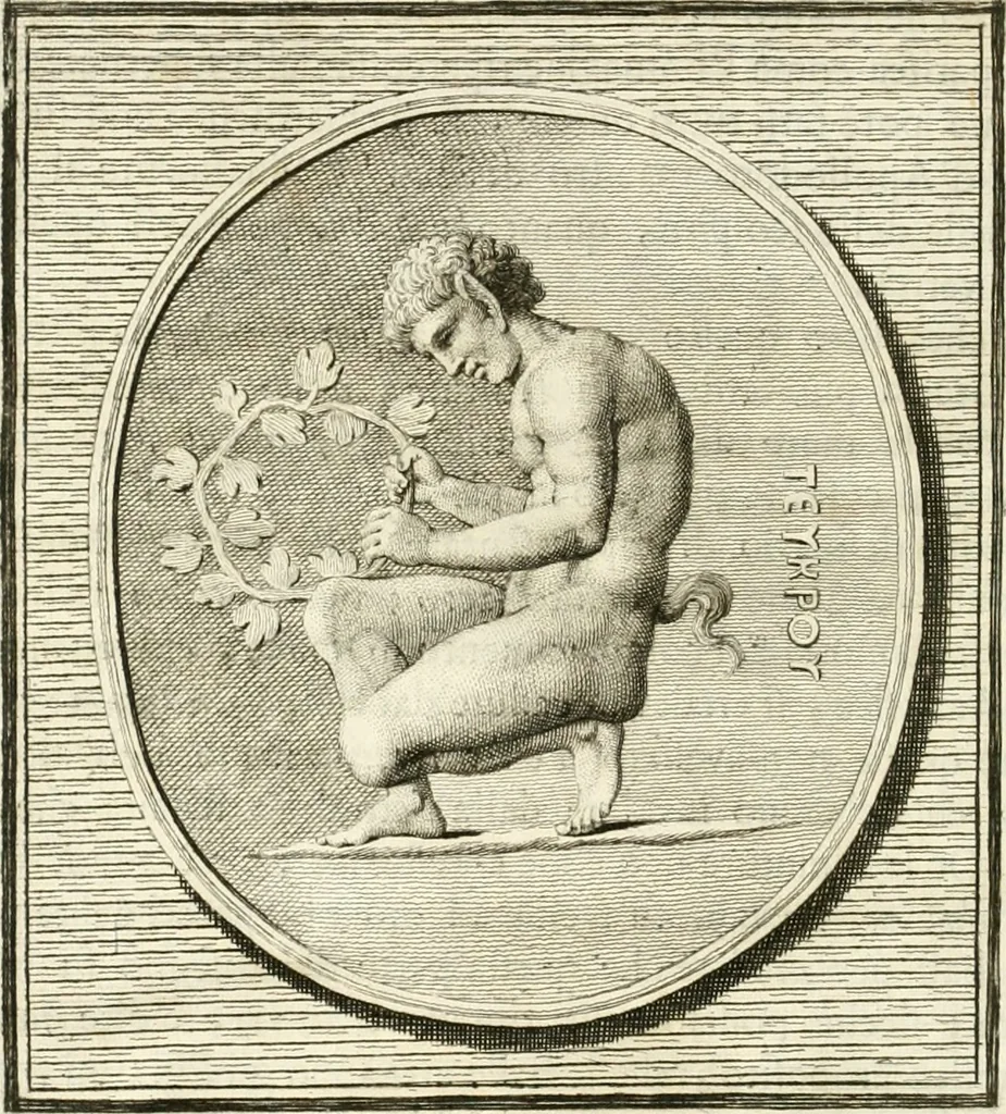 An illustration from Monumenti antichi inediti, 1767, leaf 43