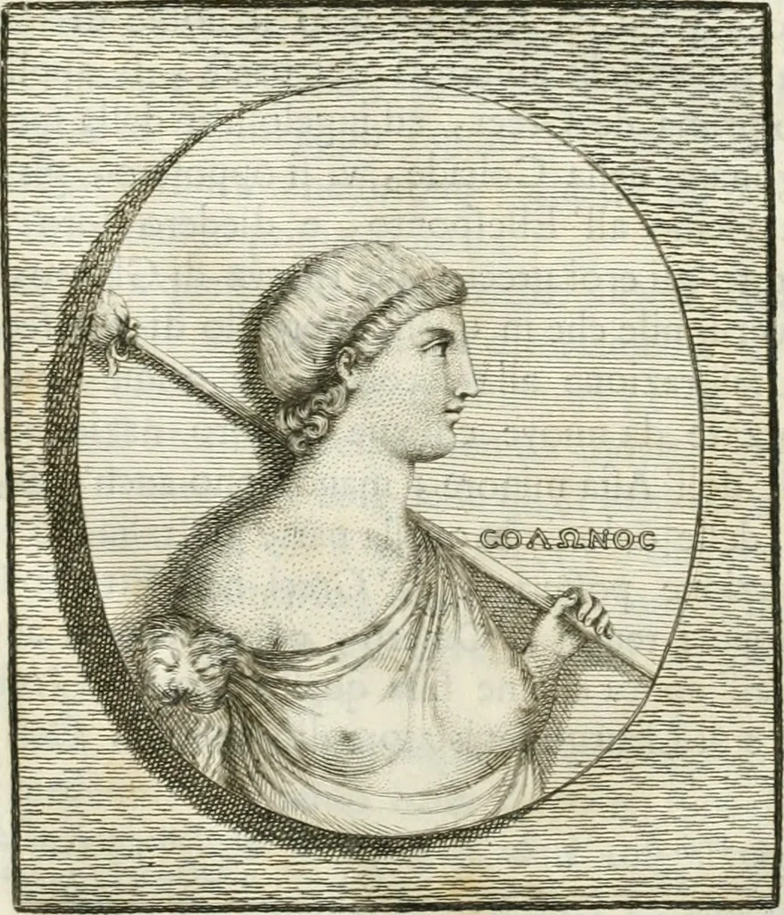 An illustration from Monumenti antichi inediti, 1767, leaf 54
