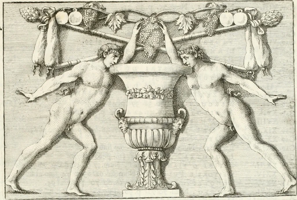 An illustration from Monumenti antichi inediti, 1767, leaf 10