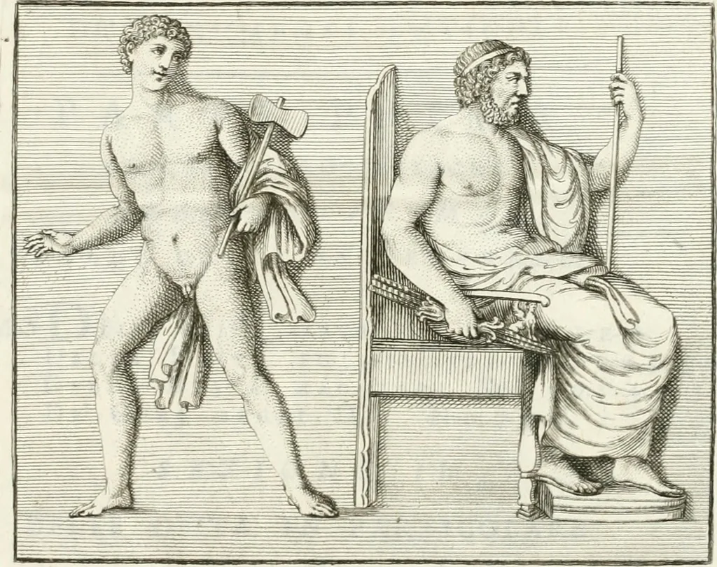 An illustration from Monumenti antichi inediti, 1767, leaf 8