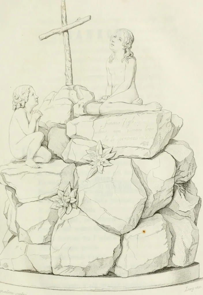 An illustration from Monumenti del Giardino Puccini, 1845, leaf 149