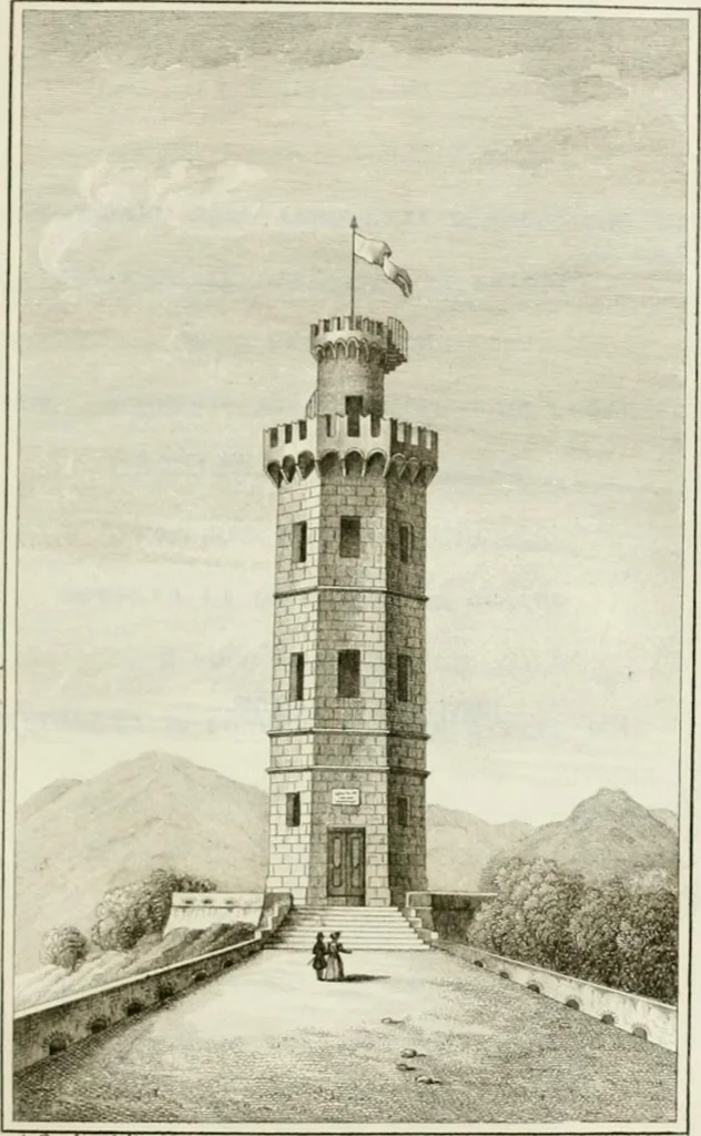 An illustration from Monumenti del Giardino Puccini, 1845, leaf 185