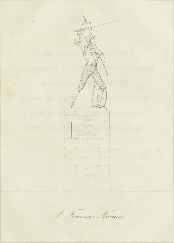An illustration from Monumenti del Giardino Puccini, 1845, leaf 438